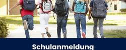 begeistert rennende Grundschüler von hinten, unter dem Bild der Titel des Artikels